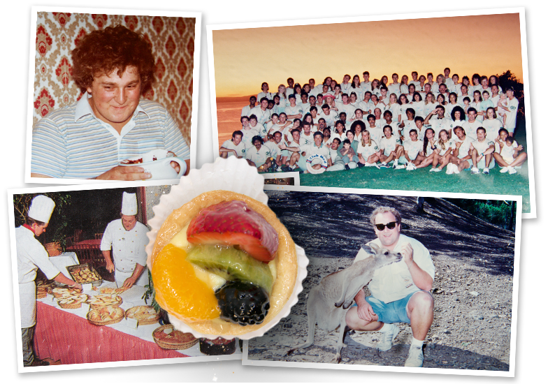 About Brewster Pastry- Chef Thierry Danvin history in photos baking internationally at club med